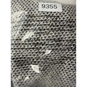 Marine Layer Sweater Xs Black White Birdseye Textured Crew Neck Cotton Blend thumbnail 10