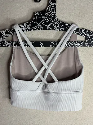 Lululemon Energy Longline Bra Vapor size 6 thumbnail 3