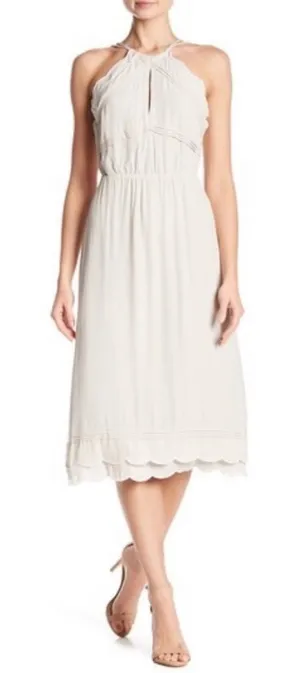 NWT Elliatt Elation Ruffle Dress in‎ Taupe Size Small thumbnail 1