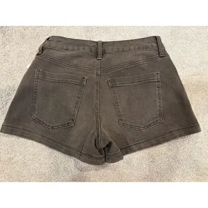 Project Indigo Black Denim Skort Size 5 NWT Stretch Jean Mini Skirt Shorts thumbnail 2