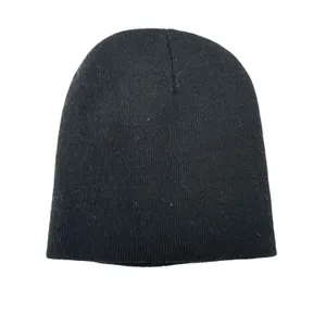 Carhartt A205 Womens Black Knit Winter Snow Short Bonnet Beanie Hat One Size thumbnail 2