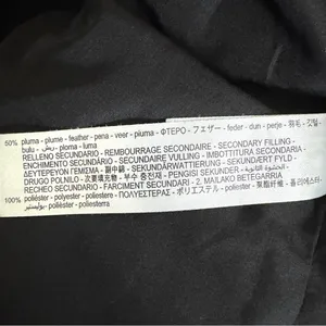 Zara Olive Green Down Puffer Coat Small Faux Fur‎ Hood thumbnail 9