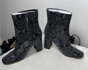 Sam Edelman Codie Bootie in Marina Blue Snakeskin Sz 9 thumbnail 6