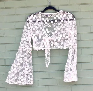 Nasty Gal collection sheer crop top thumbnail 8