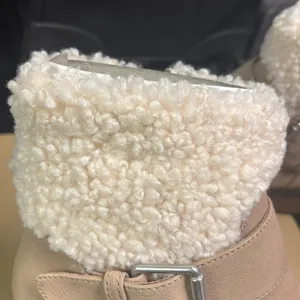 Gentle Souls by Kenneth Cole Best Slit Moto Cozy Mushroom 9M #15 thumbnail 5