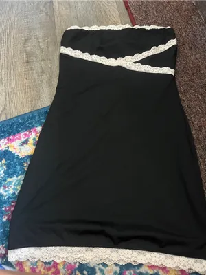 White Fox Lana strapless Mini Dress thumbnail 10