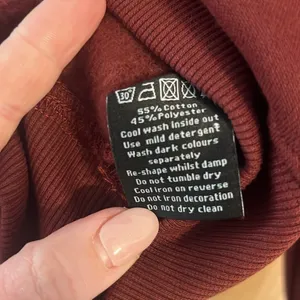 Alphalete Signature‎ Maroon Cropped Fleece Hoodie Small NWT thumbnail 10