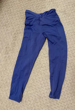 Free People Breathe Deeper Leggings Moroccan Blue thumbnail 1