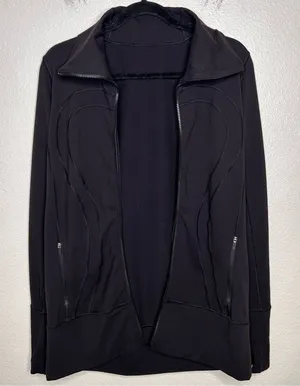 AS IS Lululemon In Stride Jacket Black 12 thumbnail 1