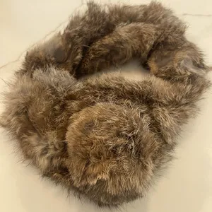 Brown neck warmer one size thumbnail 1