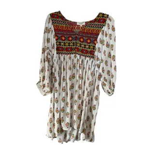 Umgee boho tribal stripe Fall Festival over sized Boho dress size‎ S thumbnail 2