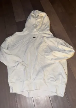 White Nike Hoodie thumbnail 1