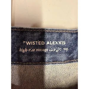 AG Adriano Goldschmied Jean Women 28R Alexxis High Rise Vintage Straight Raw Hem thumbnail 3