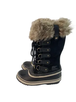 -Sorel Joan of Arc Snow Boots Womens Size 8 Black Waterproof Winter Faux Fur thumbnail 6