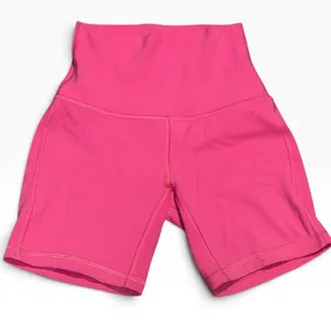 Lululemon Align High-Rise Biker Yoga Short 6" Lip Gloss Pink Nulu W7BRWS Size 0 thumbnail 1