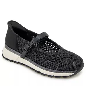 Kenneth Cole Reaction Kuerq EZ Mary Jane Sneakers in Black Knit, Size 5 thumbnail 12