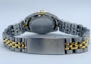 Affinity women 26mm two tone gold dial watch up to 8" new battery thumbnail 4