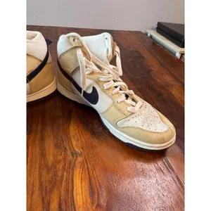 Nike Dunk High Pale‎ Vanilla Sail Black DX2044-101 Womens 9 Sneakers High Top thumbnail 8