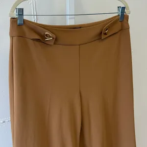 INC‎ International Concepts Camel Brown Wide Leg Petite Dress Pants Size 12P thumbnail 5