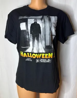 Halloween 2 t shirt Black Size L thumbnail 1