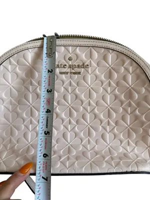 KATE SPADE Light Pink Floral Saffiano Leather Crossbody Bag thumbnail 3