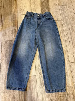 KBB by Kahlana High Waisted Barrel Jeans thumbnail 1