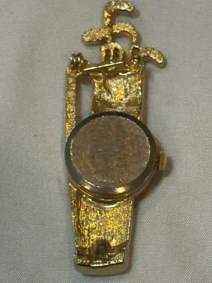 Vintage Gold-tone Ladies Gold Watch Pendant thumbnail 4
