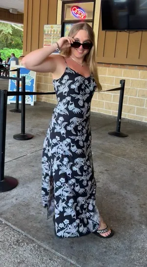 Dip Long Dress Black Size XS thumbnail 1
