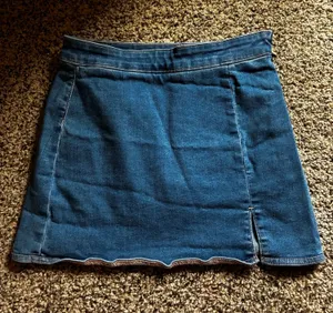 American Eagle Skirt Denim Mini High-Rise thumbnail 1