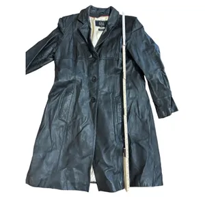 Wilsons Leather Black Genuine Leather Insulated‎ Trench Coat Women's Sz XL thumbnail 5