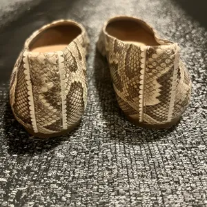 Womens sz9.5 NWOT Dr. Scholl's Wexley Slip On Flats-Taupe/Snake Print. thumbnail 9