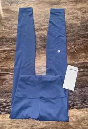 Lululemon Wunder Train High Rise 28” Oasis Blue Size 2 NWT thumbnail 1