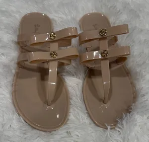 Lilly Pulitzer Glossy Nude Sandals thumbnail 1