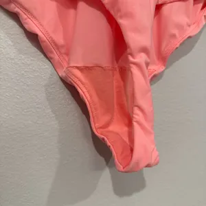 Neon Pink V-Neck Bodysuit thumbnail 6