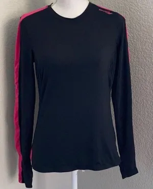 Saucony Long Sleeve Black Running Shirt Size Medium thumbnail 1