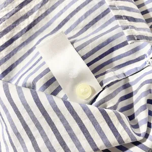 New Everlane 100% Cotton The Woven PJ Button Down Top Blue Stripe Size XL thumbnail 18