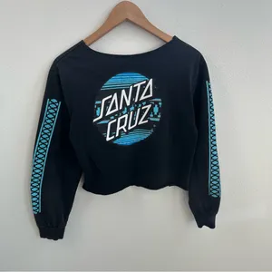 Santa Cruz off the shoulder cropped tee thumbnail 6