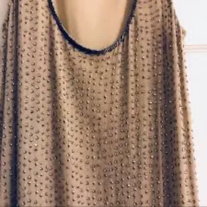 Gold Hawk Embellished Gatsby Double Layer Tank Caribou Sz S NWT Retail $254 thumbnail 4