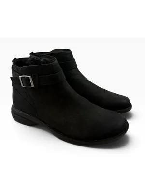 -Merrell Andover Bluff waterproof Ankle Boots Womens Size 10 Black Leather thumbnail 5