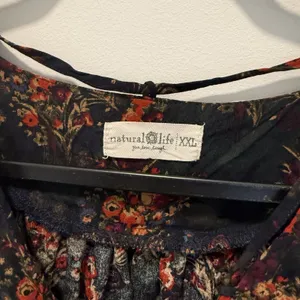 Natural Life Rowan Floral Top Bohemian Cottagecore Festival Boho Tie Neck XXL thumbnail 3