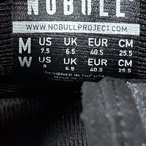 NoBull Unisex Shoes Workout Gym Training Athletic Men's 7.5/Women's 9 Black thumbnail 5