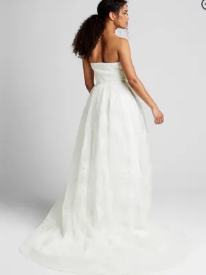 Modcloth Chi Chi London Strapless Sweetheart White Lace Wedding Dress 18 NWT thumbnail 2