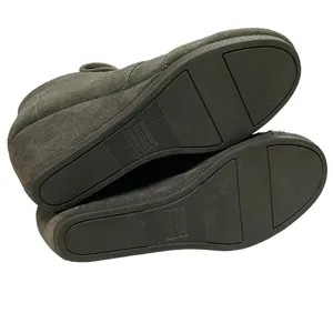 Toms Suede Desert Wedge Bootie Dark Gray Size 6.5‎ thumbnail 8