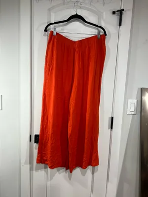 Double Zero Red/orange palazzo Pants size Large thumbnail 4