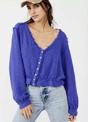 Free People Golden Road Sweater Cardigan thumbnail 1