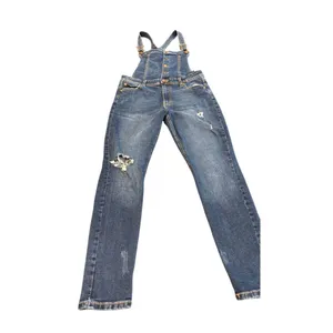 Celebrity Pink Ripped Denim Overall size L thumbnail 6