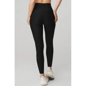 Alo 7/8 High-Waist Airlift Leggings Black Hi-Rise Waisted Skinny Tights Pants thumbnail 2