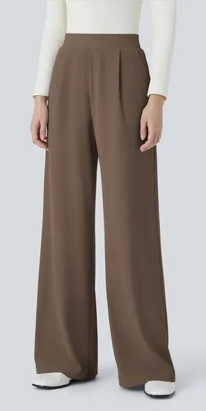 Halara Flex High Waisted Wide Leg Work Pants | M thumbnail 1