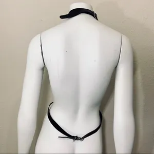 Black Harness Chunky Chain Belt New thumbnail 11