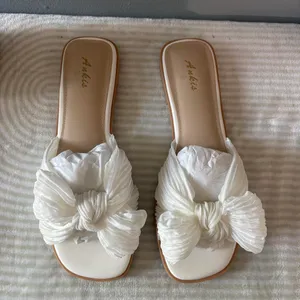 & Other Stories White Bow Sandals thumbnail 1
